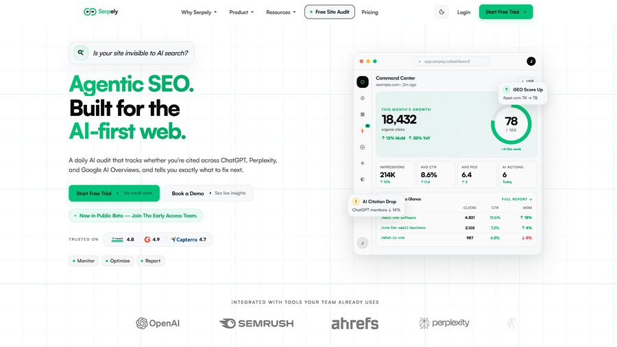 Serpely homepage